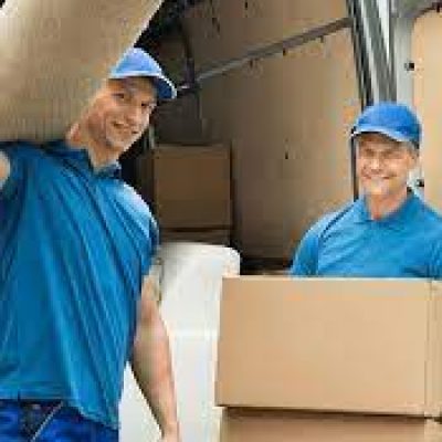 Three Men Big Muscles Movers