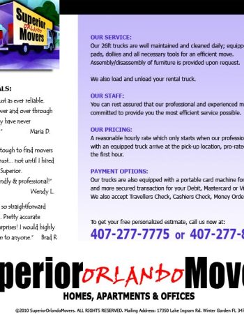 Superior Orlando Movers